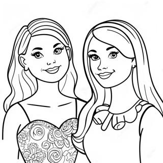 Barbie Stacie Fun Day Coloring Page 65992-53046