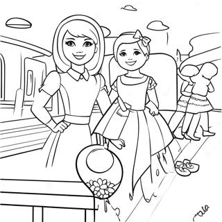 Barbie Stacie Fun Day Coloring Page 65992-53047