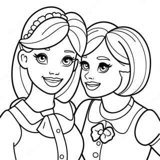 Barbie Stacie Fun Day Coloring Page 65992-53048