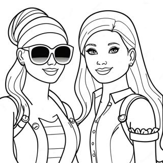 Barbie Stacie Adventure Coloring Page 65993-53056