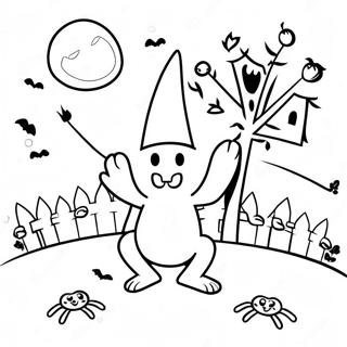 Spooky Month Coloring Pages