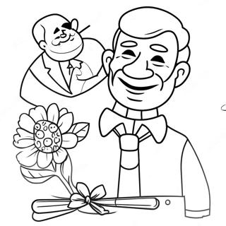 Happy Fathers Day Uncle Coloring Pages