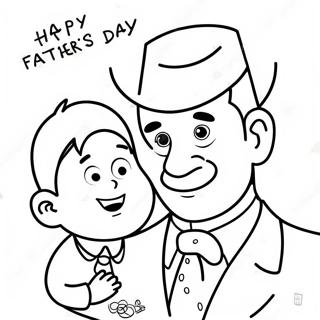 Happy Fathers Day Uncle Coloring Page 66032-53078