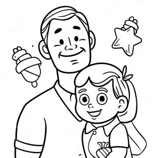 Happy Fathers Day Uncle Coloring Page 66032-53080