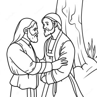 Elijah And Elisha Coloring Pages