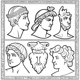 Greek Gods Coloring Pages