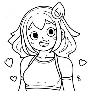 Uraraka Coloring Page 66142-53166