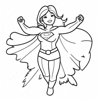 Super Mom With Superpowers Coloring Page 66162-53180