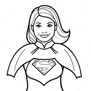 Super Mom In A Cape Coloring Page 66163-53181