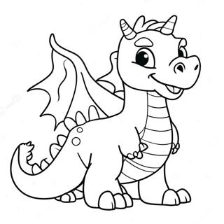 Colorful Puff The Magic Dragon Coloring Page 66183-53197