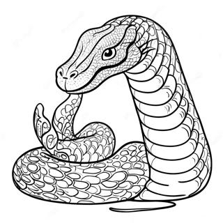 Titanoboa Coloring Pages