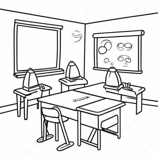 Exciting Second Grade Classroom Coloring Page 66213-53223