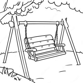 Swing Set Coloring Page 66222-53226