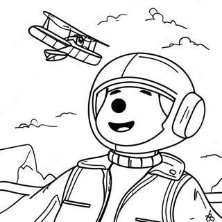 Pilot Coloring Pages