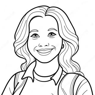 You With A Big Smile Coloring Page 66263-53263