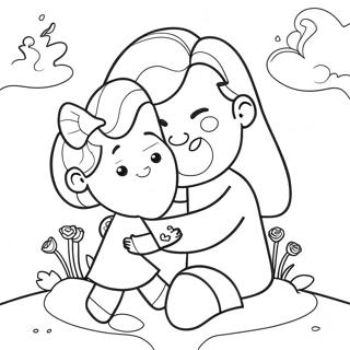 Heartwarming Love God Coloring Page 66273-53271