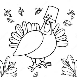 Among Us Thanksgiving Coloring Pages