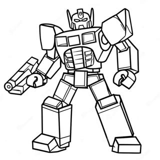 Lego Transformers Coloring Page 66312-53296