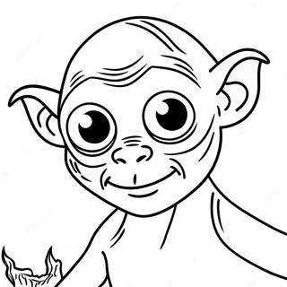 Gollum Coloring Pages