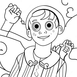 Lazy Town Coloring Pages