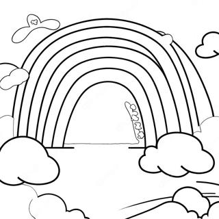 God's Promise Rainbow Coloring Pages