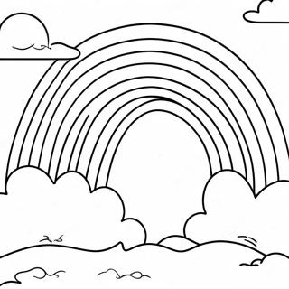 God S Promise Rainbow Coloring Page 66362-53335