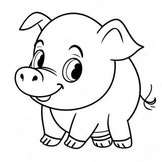 Porky The Pig Coloring Page 66372-53348