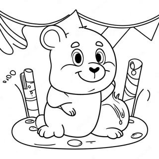 Mole Day Celebration Coloring Page 66402-53374