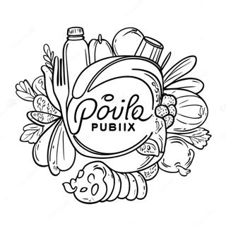 Publix Logo Coloring Page 66412-53380