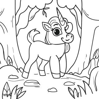 Magical Forest Coloring Page 6641-5468