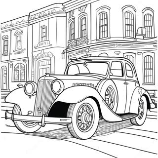 Classic Vintage Cars Coloring Page 66422-53382