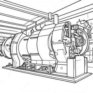 Factory Coloring Pages