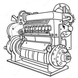 Factory Machinery Coloring Page 66452-53411