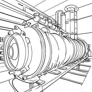 Factory Machinery Coloring Page 66452-53412