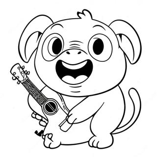 Nooshy Sing 2 Coloring Pages