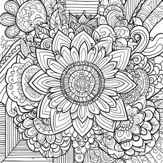 Intricate Mandala Adult Coloring Page 66473-53429