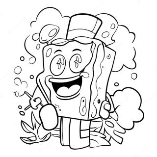 Stoner Spongebob Coloring Pages