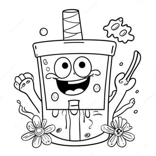 Stoner Spongebob Coloring Page 66512-53459