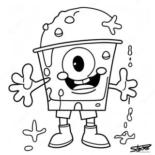 Stoner Spongebob Coloring Page 66512-53460