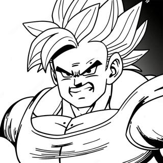 Broly Coloring Pages