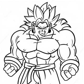 Broly Super Saiyan Coloring Page 6651-5476