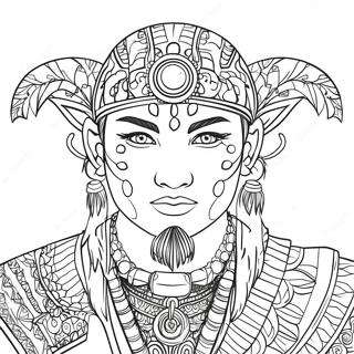 Genya Character Coloring Page 66532-53479