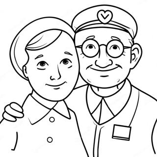 Grandparents Day Coloring Page 6661-5486