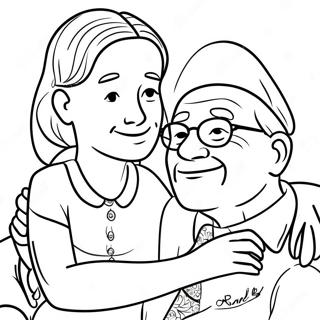 Grandparents Day Coloring Page 6661-5488