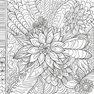 Colorful Infinite Patterns Coloring Page 66623-53545