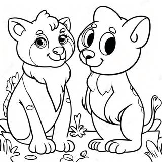 Matching Coloring Pages