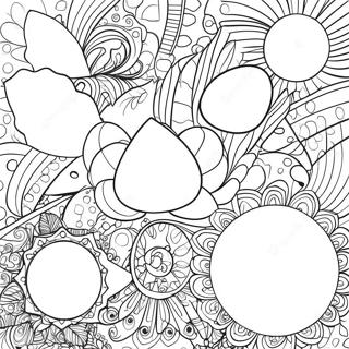 Colorful Matching Shapes Coloring Page 66653-53571