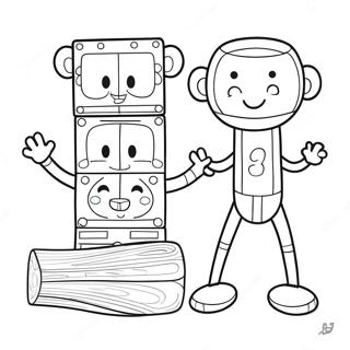 Numberblocks 1000 Coloring Page 66662-53575