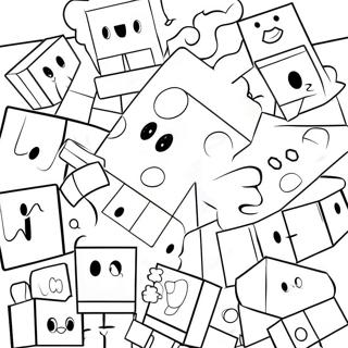 Colorful Numberblocks 1000 Characters Coloring Page 66663-53579