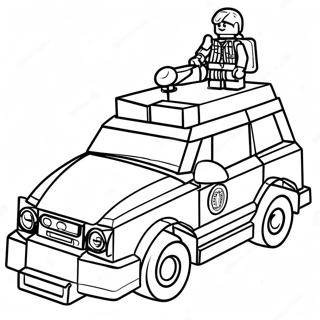 Lego Police Coloring Pages